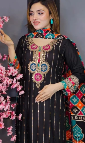 Afghani Inspired প্রিমিয়াম কোয়ালিটির থ্রি-পিস ✨ স্টাইল আর কমফোর্ট — দুটোই এখন একসাথে! 💃