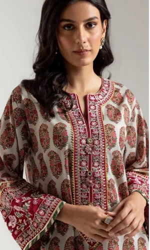 Ethnic Inspired Stitched 3 pcs🥰🥀